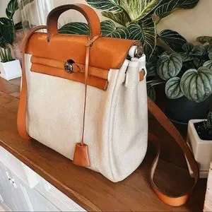 HERMES Herbag backpack + lock, key ? Hermes | Bags | Hermes Herbag Backpack Lock Key | Poshmark main image 4